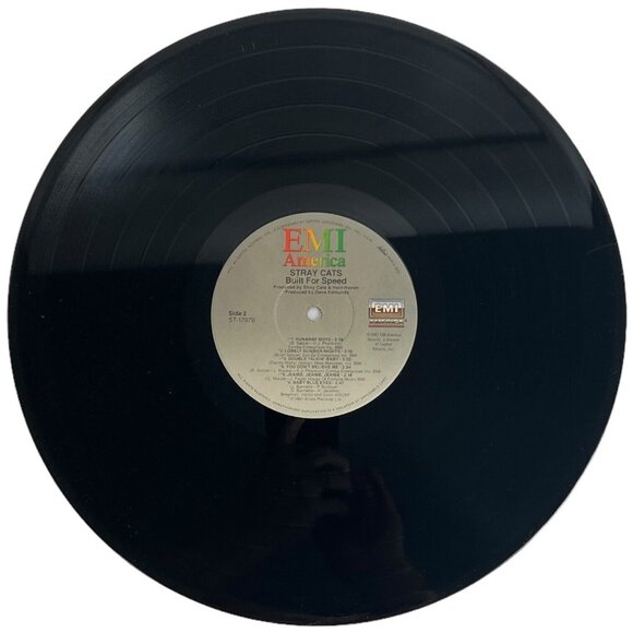 Stray Cats Built For Speed Vinyl LP 1982 EMI America ‎ST-17070 Record Album VG+ - Picture 7 of 7